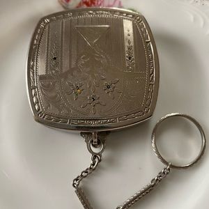 Antique /Vintage Chatelaine Compact